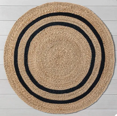 Double Stripe Woven Rug 