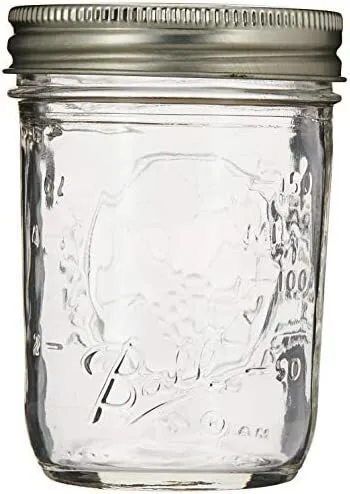 Half-Pint Regular Mouth Mason Jars