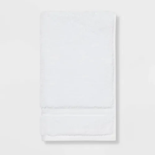 White Hand Towel Square