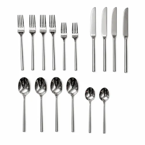 Stainless Steel Silverware Set - 16 pieces