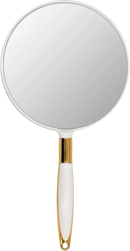 Round Handheld Mirror for Makeup