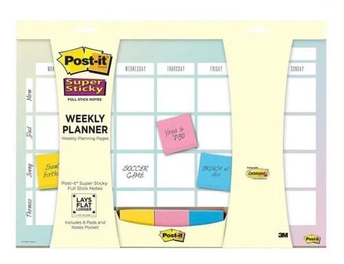 Post It Weekly Calendar