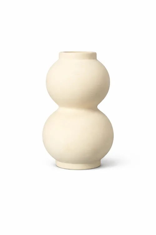 Cream Double Gourd Vase