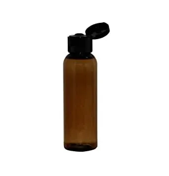 Brown Plastic Travel Shampoo Bottle 
