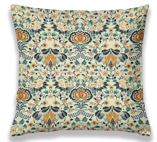 Floral Throw Pillow Cover