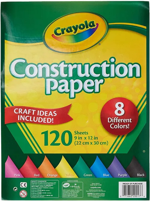 Crayola Construction Paper 120 Sheets
