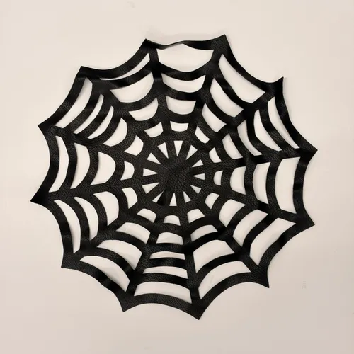 Decorative Leather Spider Placemat
