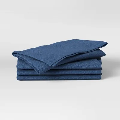 Linen Navy Blue Napkins