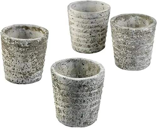 Small Aged Stone Planter