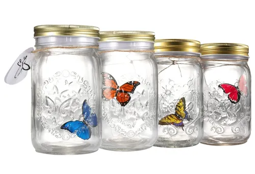 Moving Butterfly In Jar