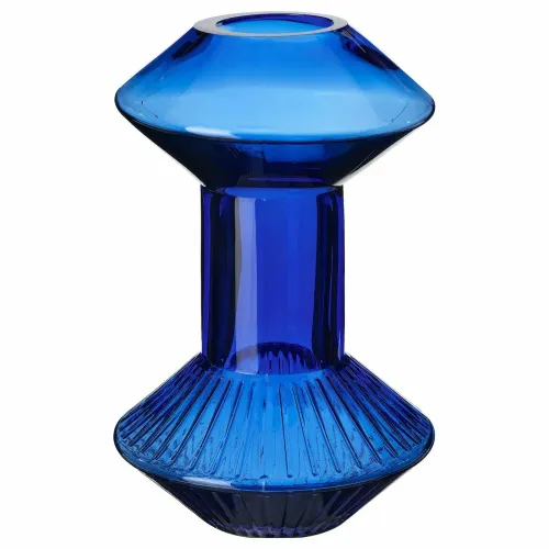 Modern Cobalt Blue Glass Vase