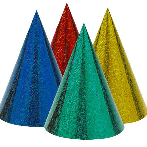 Prismatic Party Hats 