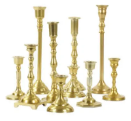 Gold Ornate Candlesticks