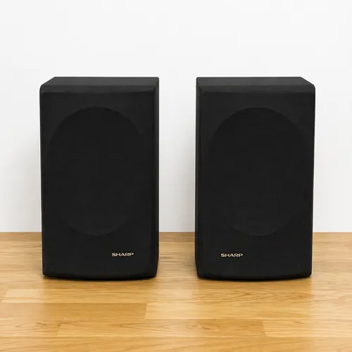 Sharp Bookshelf Speakers - Set of 2