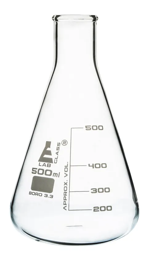 Glass Erlenmeyer Flask 500 mL - Set of 3