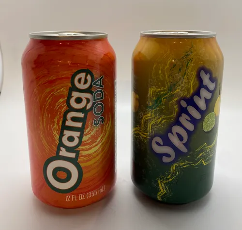 Fake Soda  Cans 