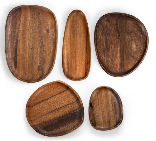 Acacia Wood Serving Trays
