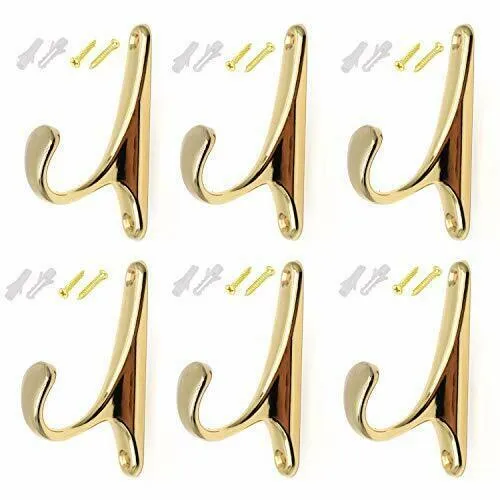 Gold Coat Hooks 