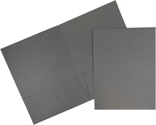 Grey Two Pocket Folder 