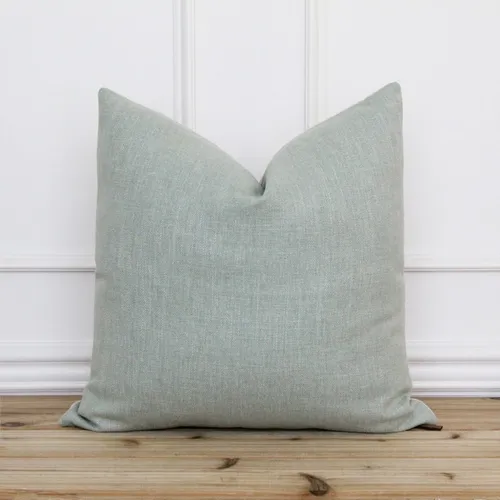 Herringbone Pillow Cover - Light Green