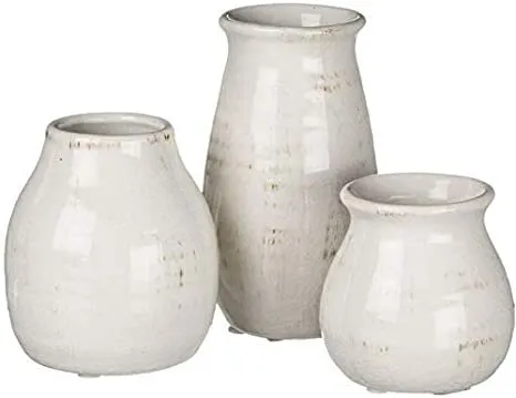 Rustic Ceramic Vase Set