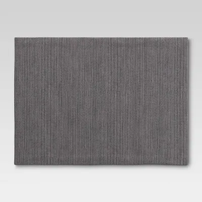 Gray Cotton Solid Placemat