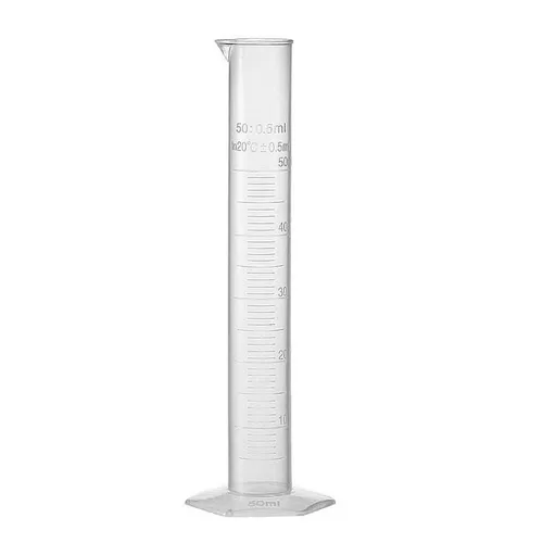Plastic Measuring Cylinder 50 mL - Set of 2