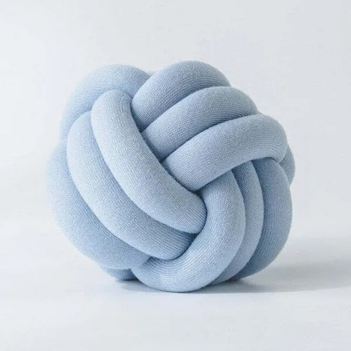 Knot Pillow - Sky Blue
