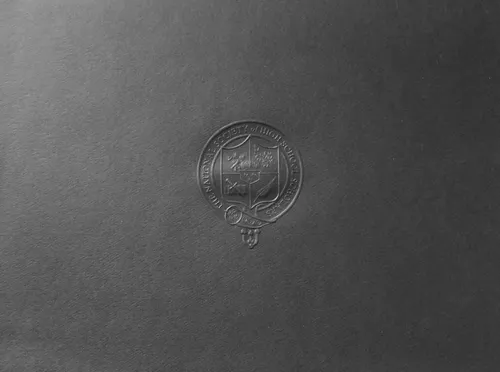 Black Embossed Certificate Holder