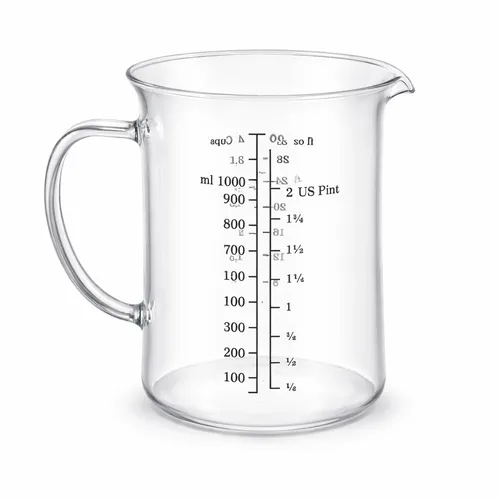 Glass Beaker with Handle 1000 mL