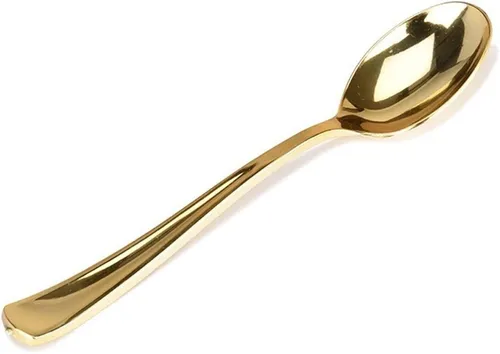 Gold Plastic Spoons