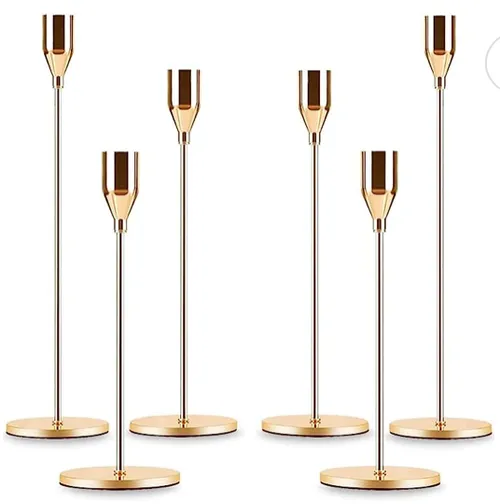 Gold Taper Candleholder