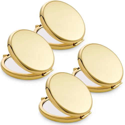 Gold Compact Mirror for Purse