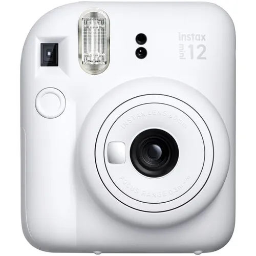 FUJIFILM instax mini 12 Instant Film Camera (Clay White)