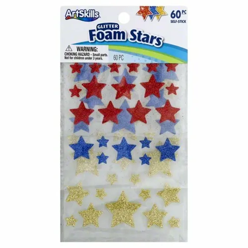 ArtSkills Glitter Foam Star Stickers