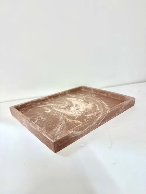 Faux Marble Tray 