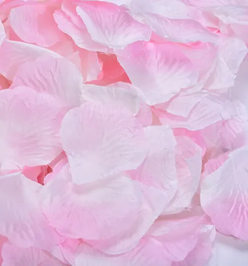 Loose Fabric Silk Rose Flower Petals 