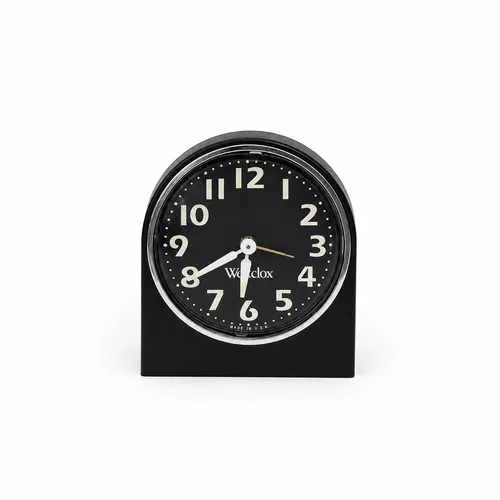 Retro Alarm Clock - Black
