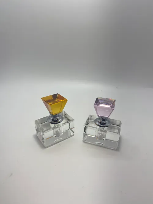 Glass perfume bottles 