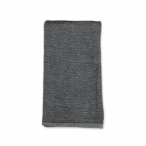 Black and White Textured Dish Towel