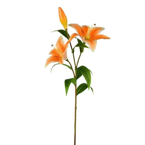 Artificial Orange Tiger Lily Stems