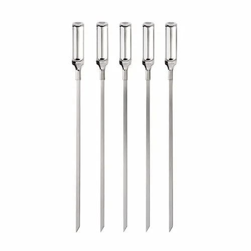 Stainless Steel Skewers - Set of 5
