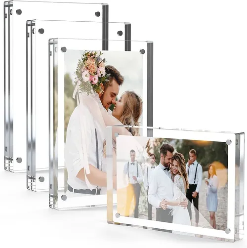 4x6 free standing magnetic acrylic frame - bundle of 4