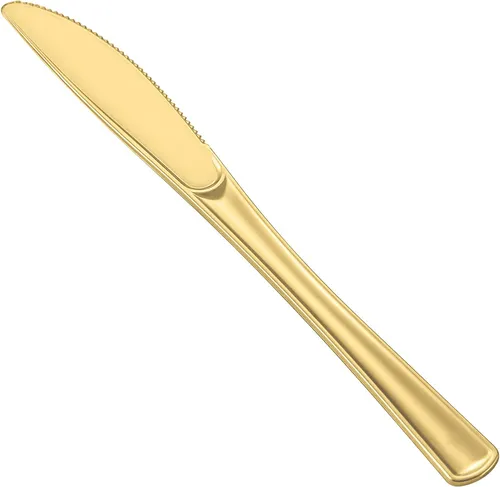 Gold Plastic Knives