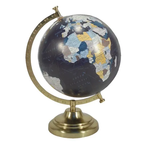 Desktop Globe w/ Gold Base 