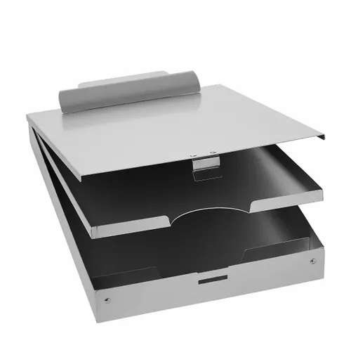 Metal Clipboard with 2 Compartments
