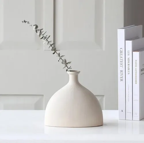 Wide Ceramic Vase 