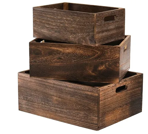 Wooden Storage Boxes