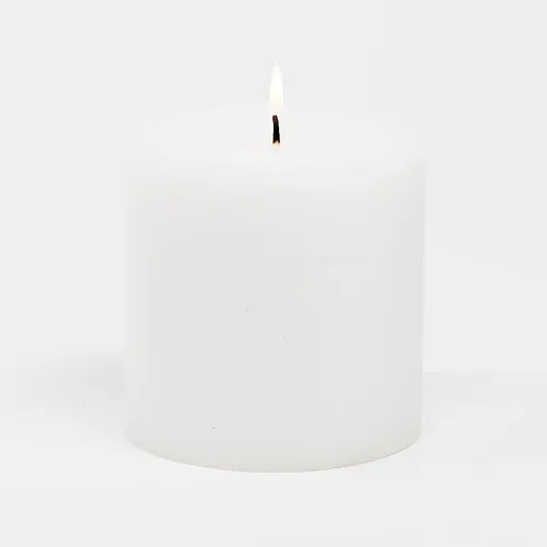 Wide White Candles