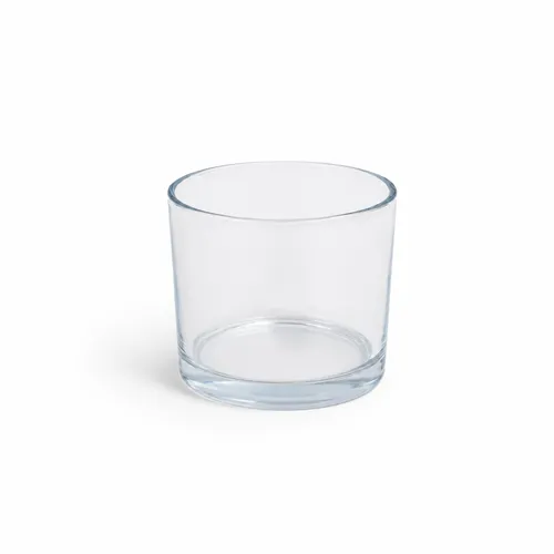Short Glass Cylinder Vase